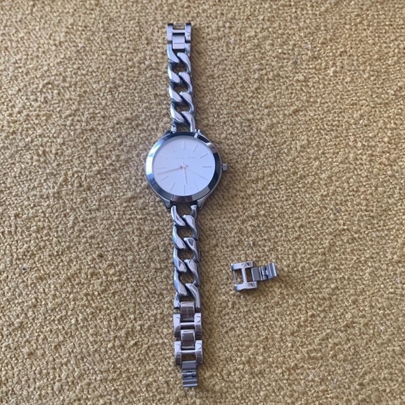 Michael Kors Slim Runway White Dial Stainless Steel Ladies Bracelet Watch MK3279 - Picture 9 of 9